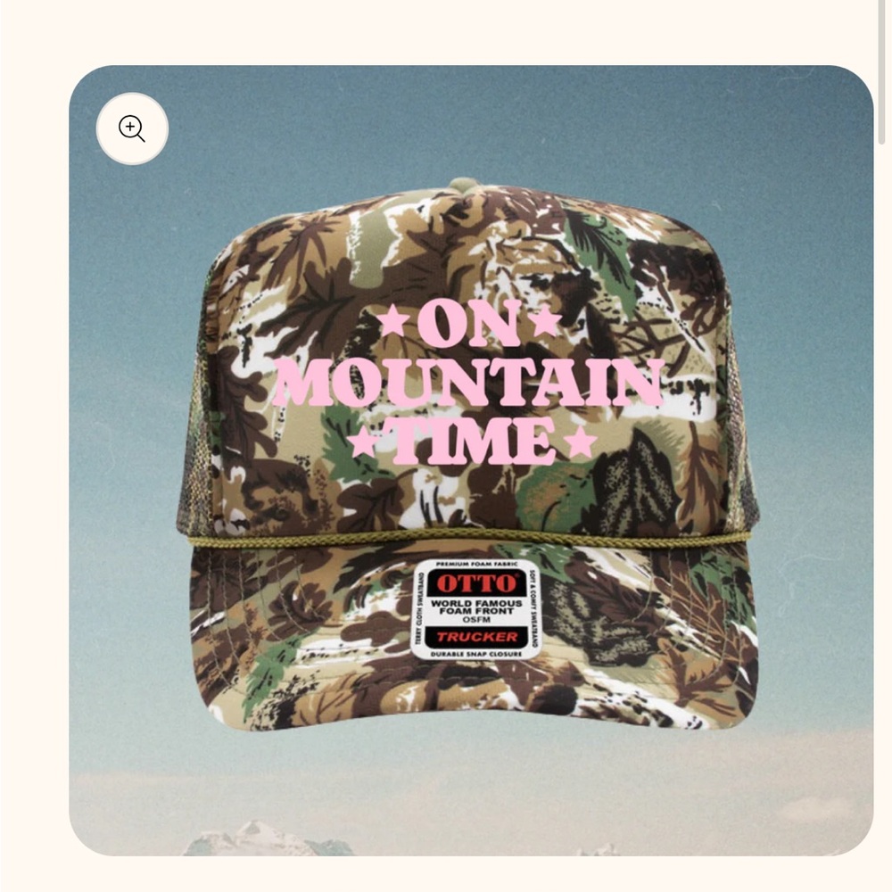 WILDER MADE MOUNTAIN TRUCKER HAT🏔️🌲💗